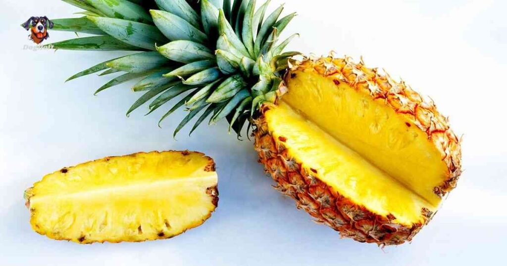 Are there parts of the pineapple my dog should not eat?